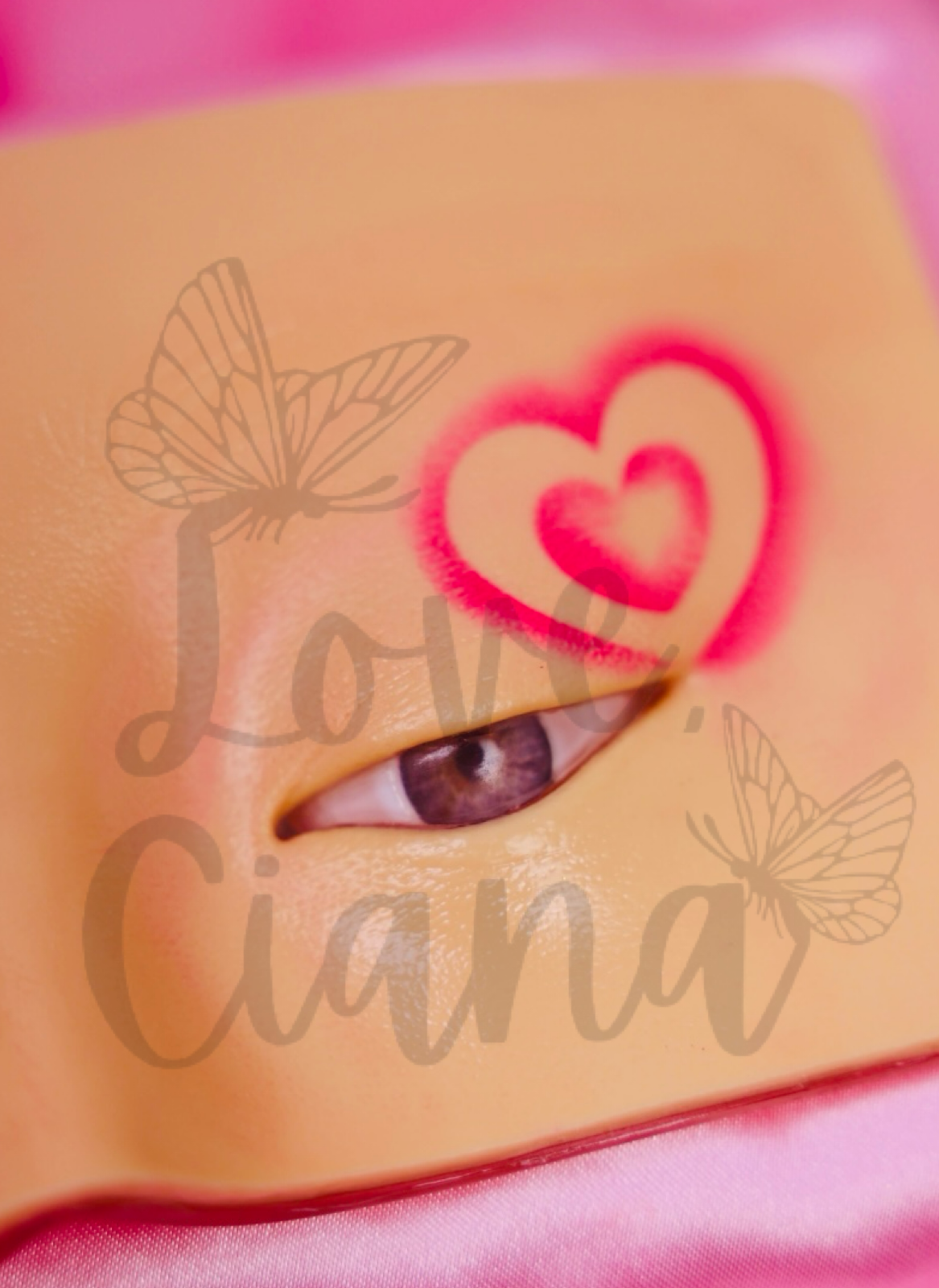 Sweetheart Cut Crease Stencils